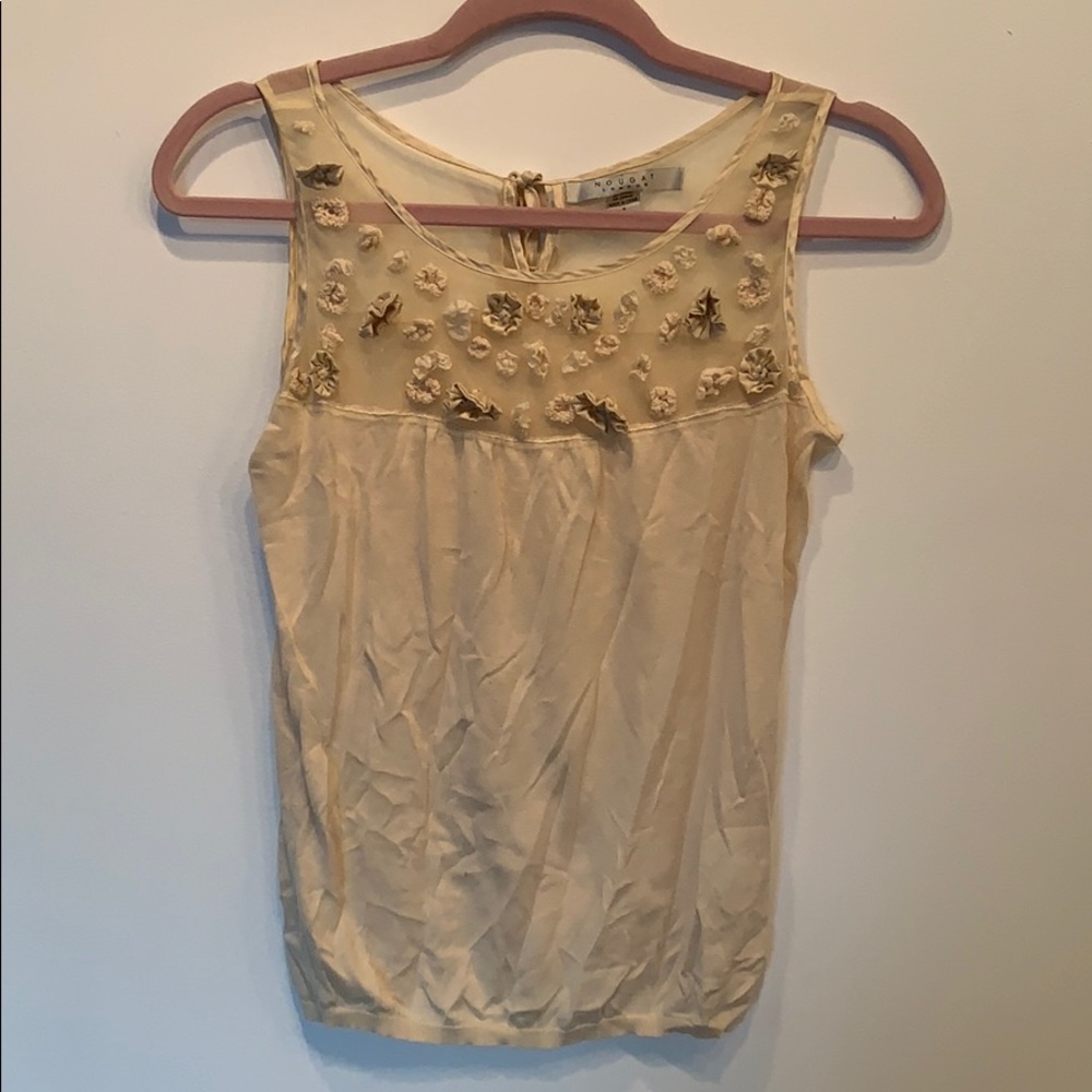 2 for $20 Silk rose detailing top